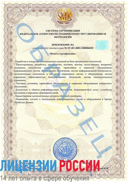 Образец сертификата соответствия (приложение) Аша Сертификат ISO 27001